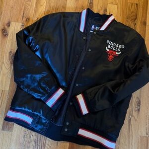 Chicago Bulls Black Varsity Jacket